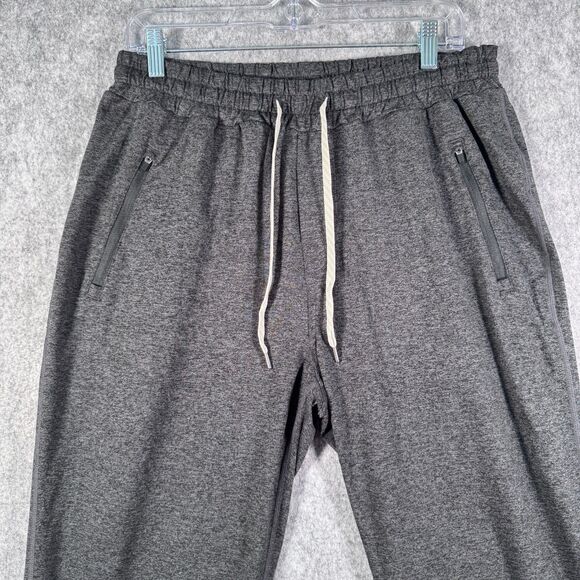 Vuori Ponto Performance Joggers Mens XL Gray Dreamknit Athleisure Elastic Waist - Picture 2 of 13